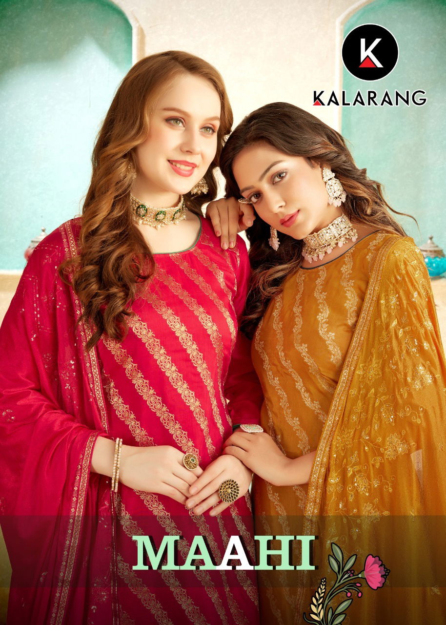 Kalarang Maahi Heavy Designer Wholesale Wedding Wear Salwar Suits 